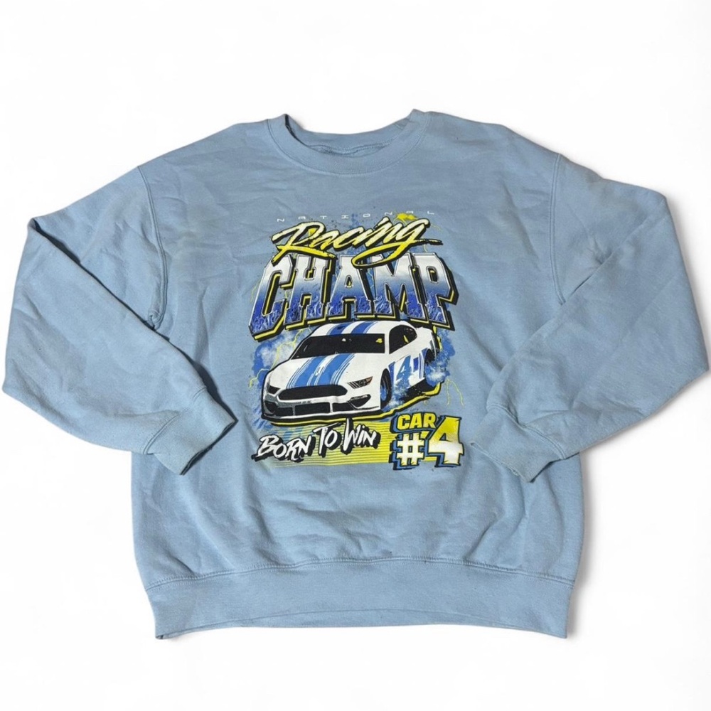 Racing Champ Blue Sweater